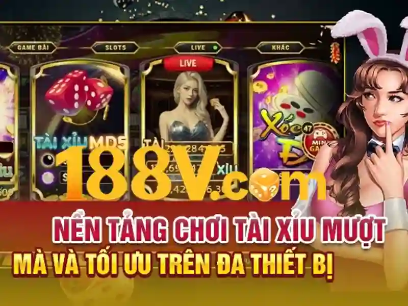 Giao diện sảnh cá cược Esport 188v hiện đại và chuyên nghiệp